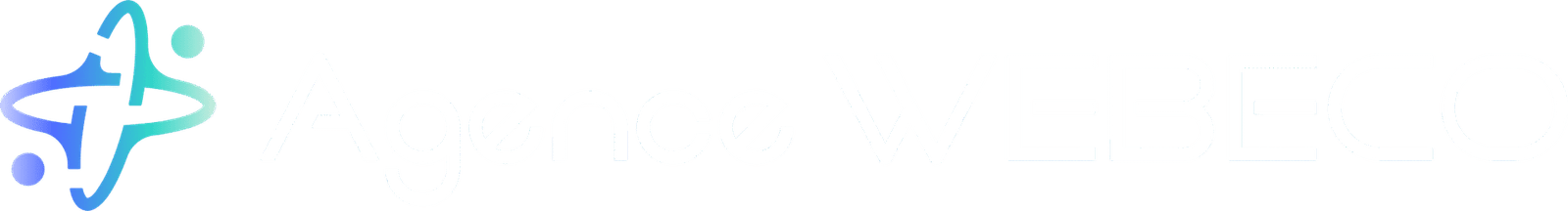 Logotype Principal Blanc Agence WEBECO